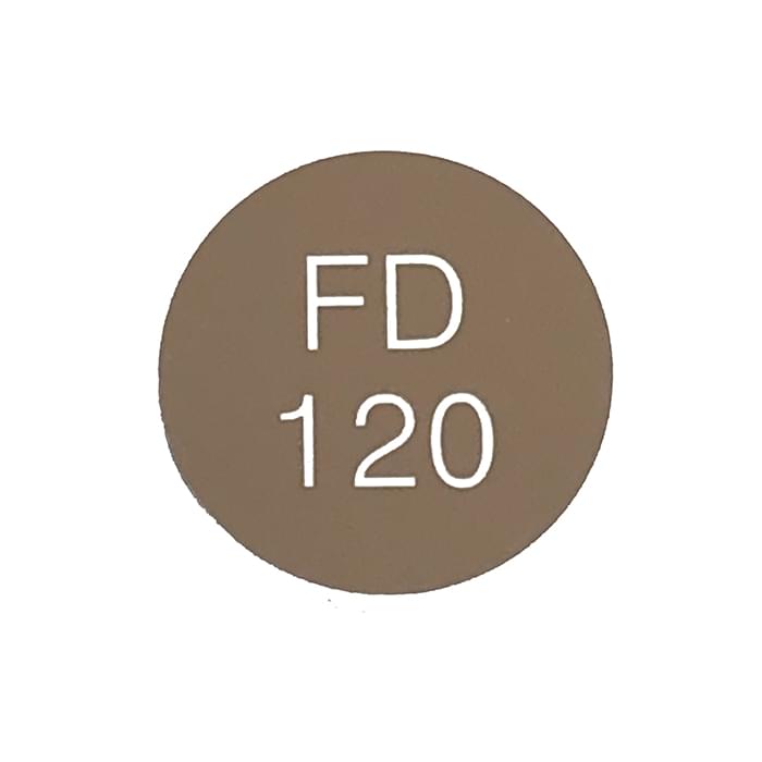 2541 - FD120 47mm Dia. Fire Door Disc in Brown